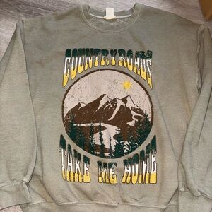 altard state Mountain Graphic crewneck - Green